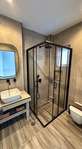 Shower 3, Aether Boutique Apartments, Peloponnese