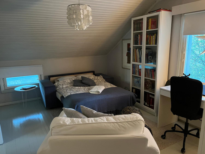 Bedroom 2, Idyllic upstairs apartment with two bedrooms, North Karelia