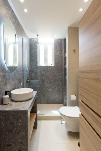 Bathroom 3, Holodek Apartments : Akropolis, Attica