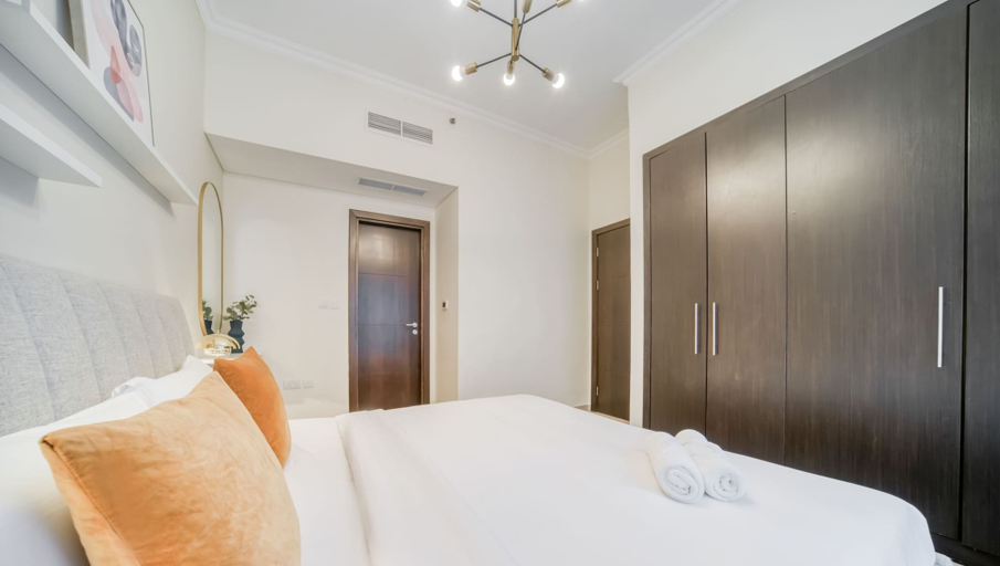 Bedroom 5, Contemporary One Bedroom with Chic Design, Dubai