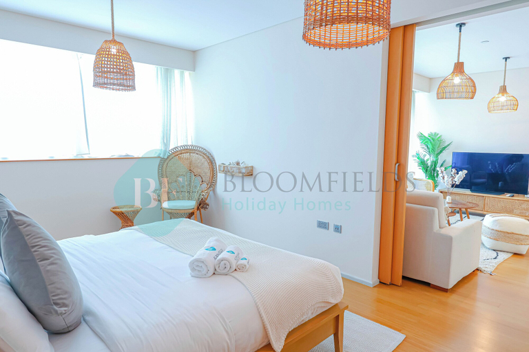 Bedroom 2, Bloomfields Adorable 1BR in Raha Beach, Abu Dhabi City