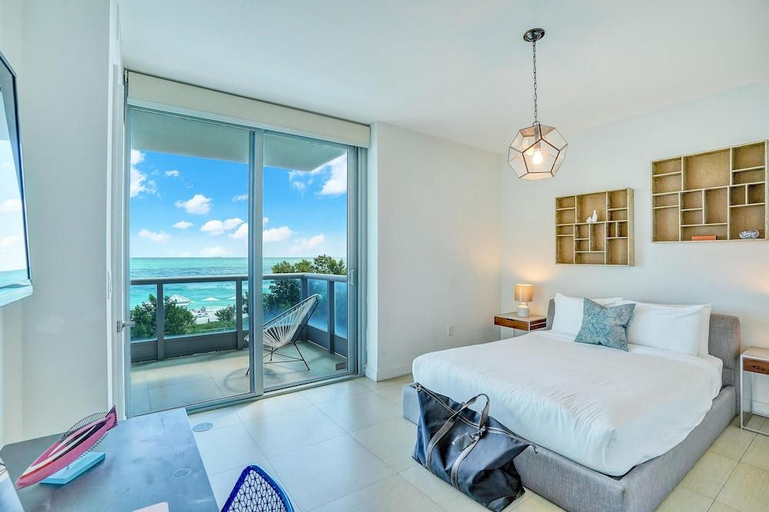 Bedroom 3, Modern Geometry at Monte Carlo Miami Beach, Miami-Dade