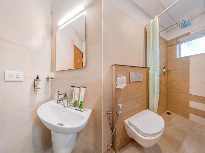 Bathroom, Treebo Windsong Resort Munnar, Tea Plantation View, Idukki
