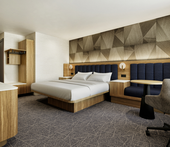 Bedroom 2, Hampton Inn By Hilton Calgary Downtown, Division No. 6