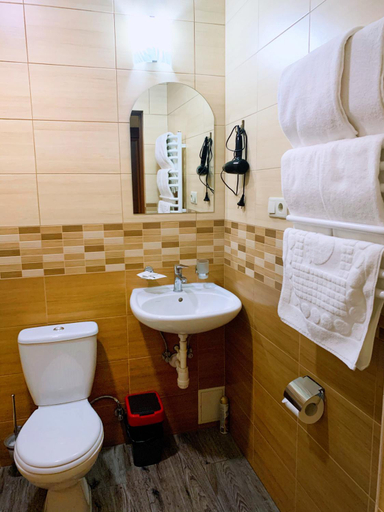 Bathroom, Hotel Fortuna, L'vivs'ka