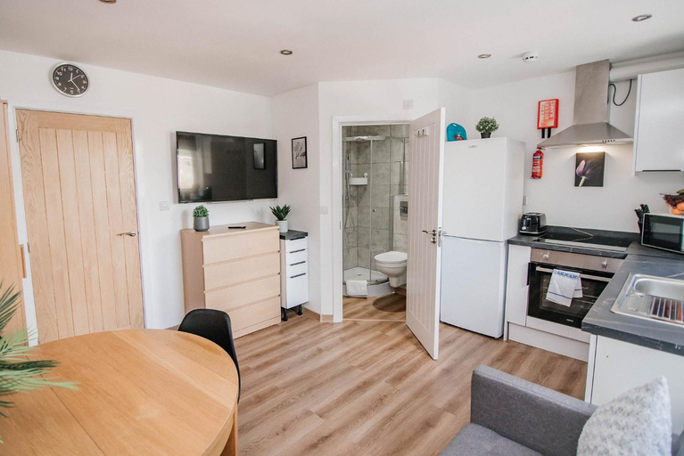 Kitchen 2, CHEQUER block of apartments, Doncaster