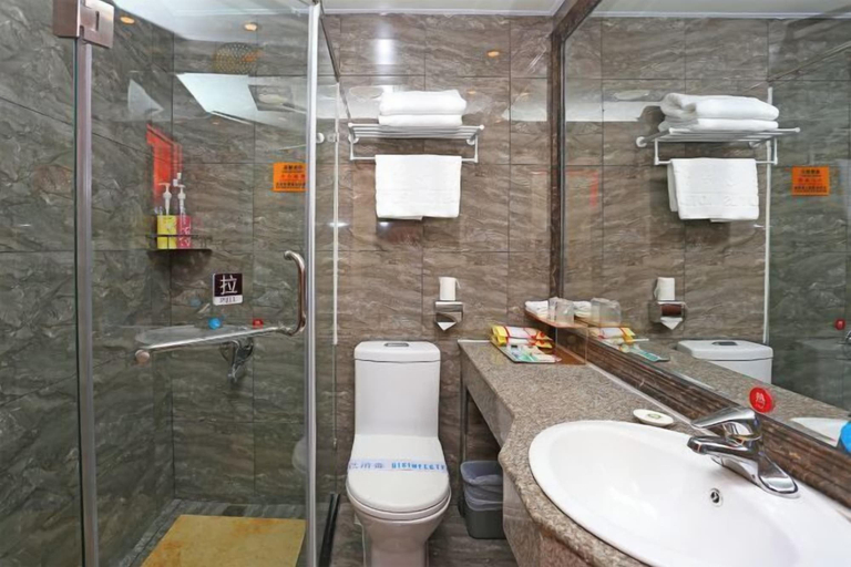 Bathroom 3, Lotus Hotel, Kunming