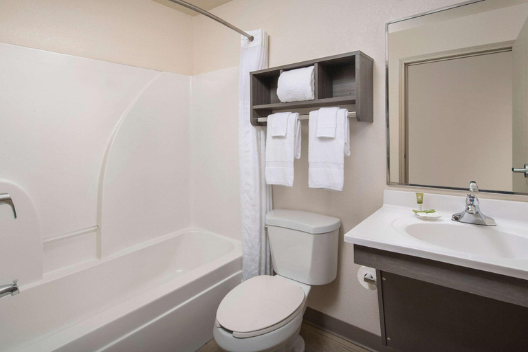 Bathroom 4, Woodspring Suites Broken Arrow, Tulsa