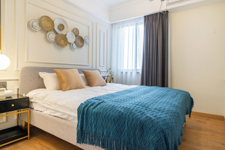 Bedroom 3, Nuanyu Apartment with River View & Drone Show View, Chongqing