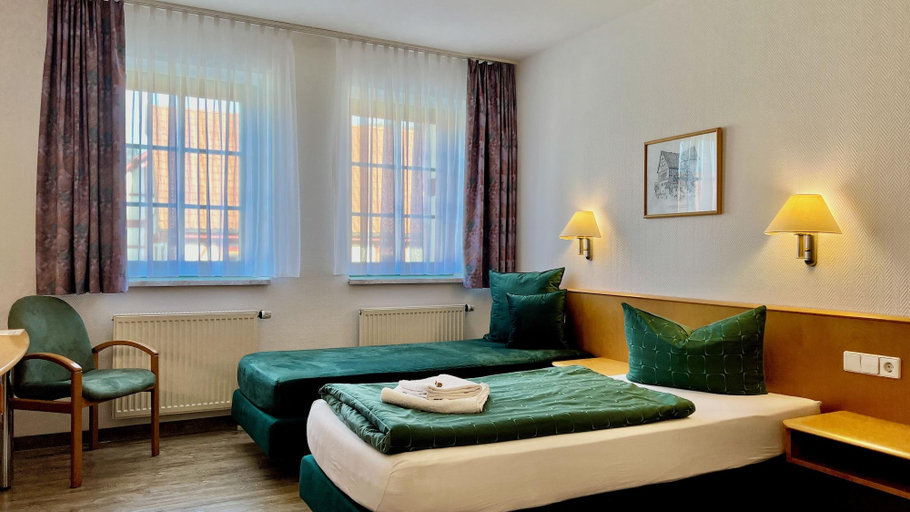 Bedroom 2, Pension Buergerhaus Zum Paradies, Schmalkalden-Meiningen