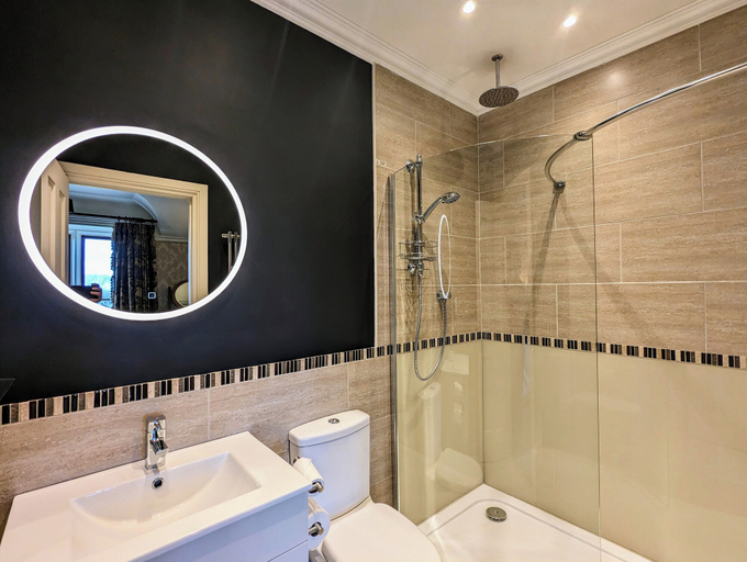 Bathroom 4, Parc Le Breos House, Swansea