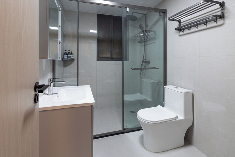 Bathroom 4, Nuanyu Apartment with River View & Drone Show View, Chongqing