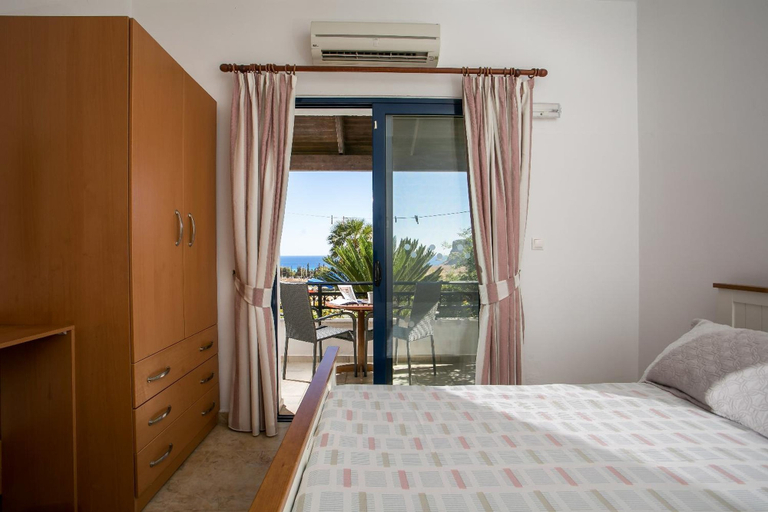 Bedroom 3, Villa Pebble in Rhodes, South Aegean