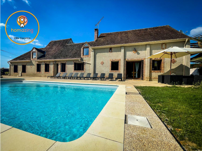 View 2, Villa festive HOMAZING piscine privee 1h de Paris, Loiret
