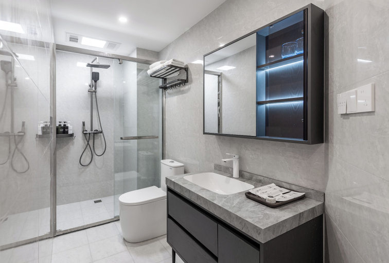Bathroom 4, Nuanyu Apartment with River View & Drone Show View, Chongqing