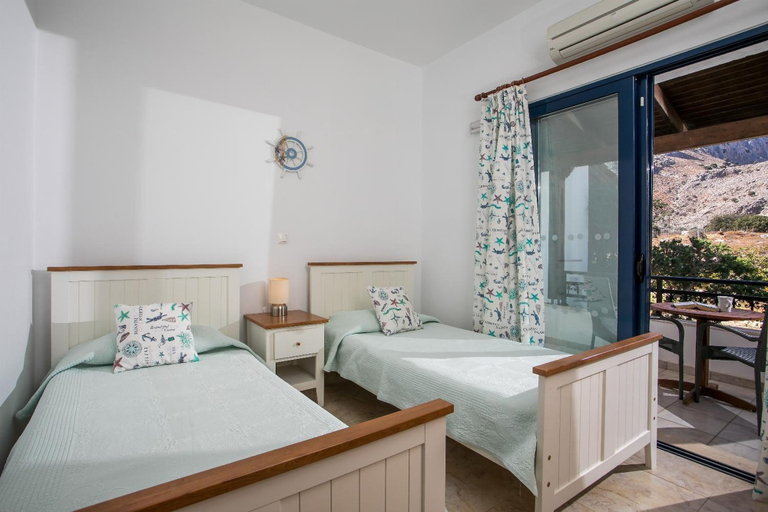Bedroom 5, Villa Pebble in Rhodes, South Aegean