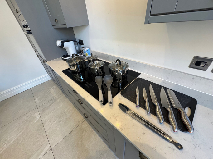 Private kitchen 2, Georgian Apartment, Winckley Square, Free Parking, Lancashire