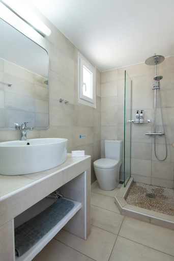 Bathroom 4, Windmill Bella Vista Hotel, South Aegean
