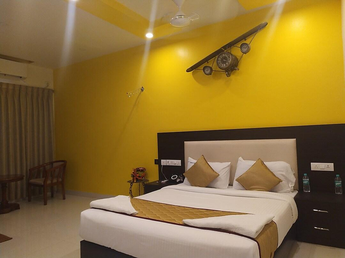 Bedroom, Spago Inn, Kancheepuram