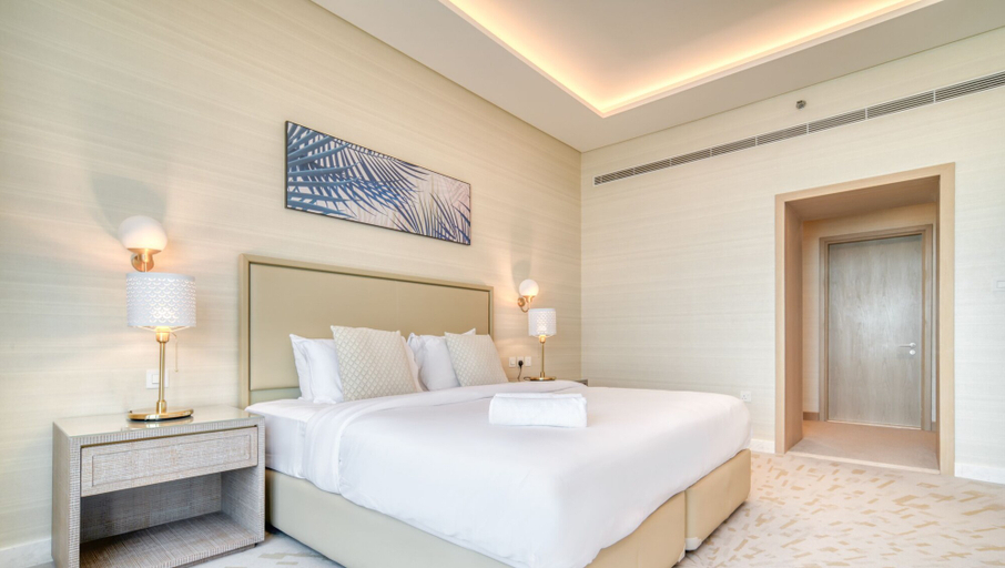 Bedroom 2, Iconic One Bedroom Panoramic Palm Views, Dubai