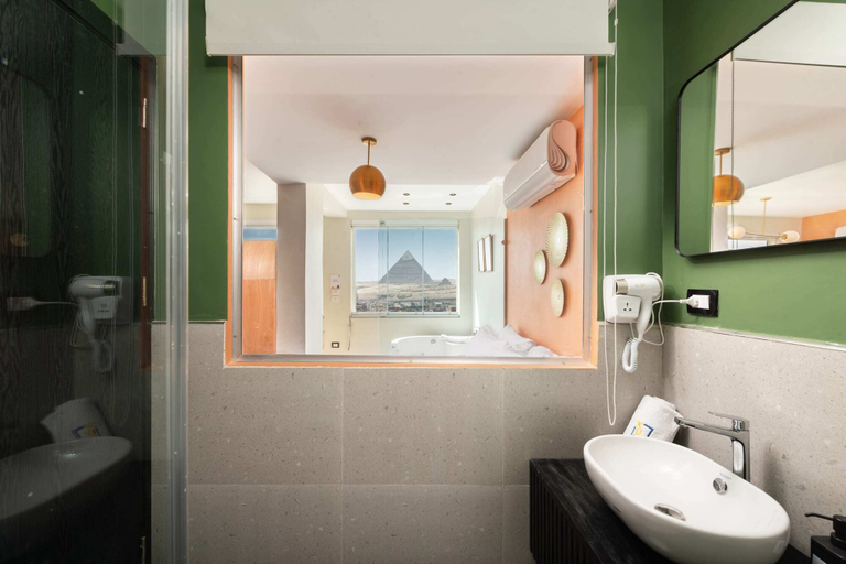 Bathroom 4, Xuru Stays I Jacuzzi Studios @ The Pyramids, Al-Ahram