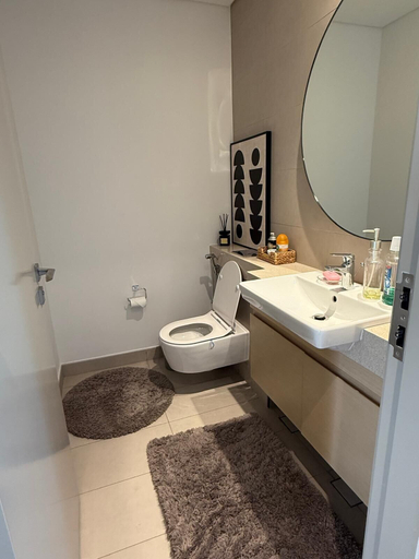 Bathroom 3, Elegant Stay in Ranches Villa, Dubai