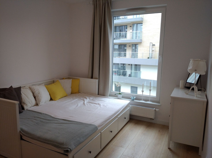 Bedroom 2, Przystan Letnica by Grand Apartments, Gdańsk City