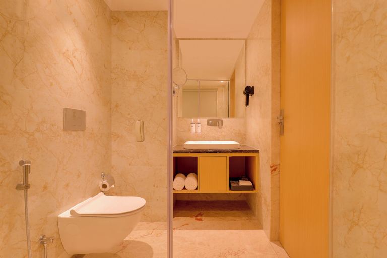 Bathroom 3, Keys Prima by Lemon Tree Kota Rajasthan, Kota