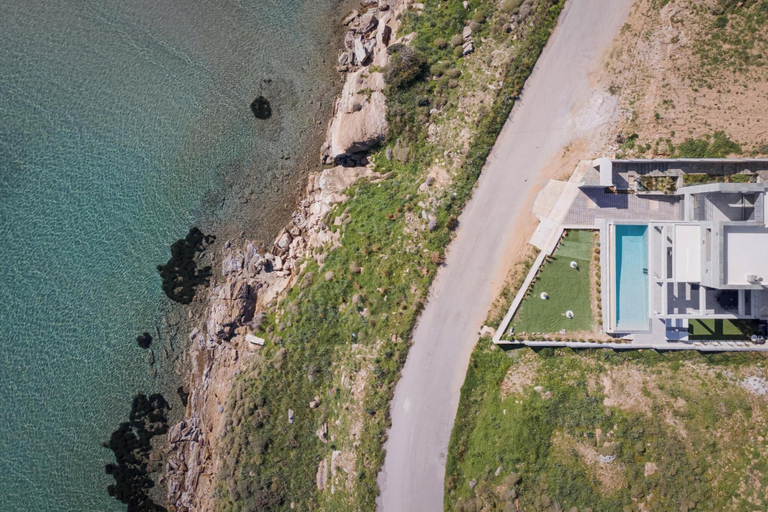 Exterior & Views 2, Luxurious Seafront Villa Karystos, Central Greece