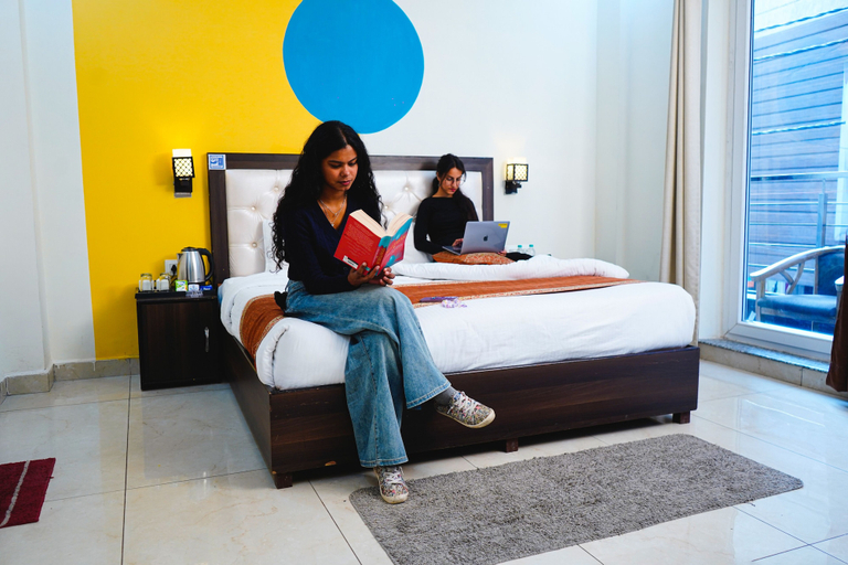 Bedroom 1, Blue River Hostel, Garhwal