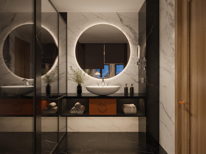 Bathroom 5, Aurora Oriental Hotel, Hoàn Kiếm