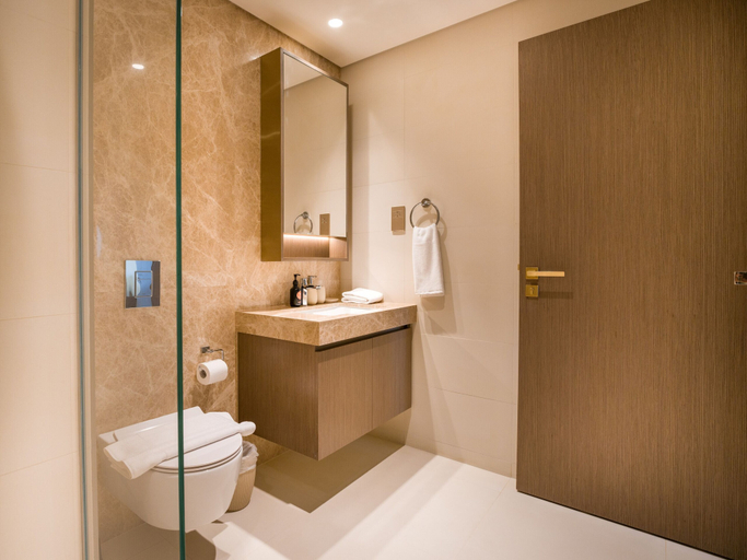 Bathroom 4, Easygo-luxury Beachfront 1bdr Grand Bleu, Dubai