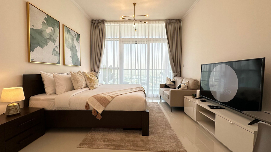 Bedroom 2, Easygo- STU With High Floor Carson, Dubai