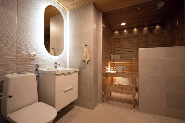 Interior 3, Historical 1BR Penthouse with Sauna, North Savonia
