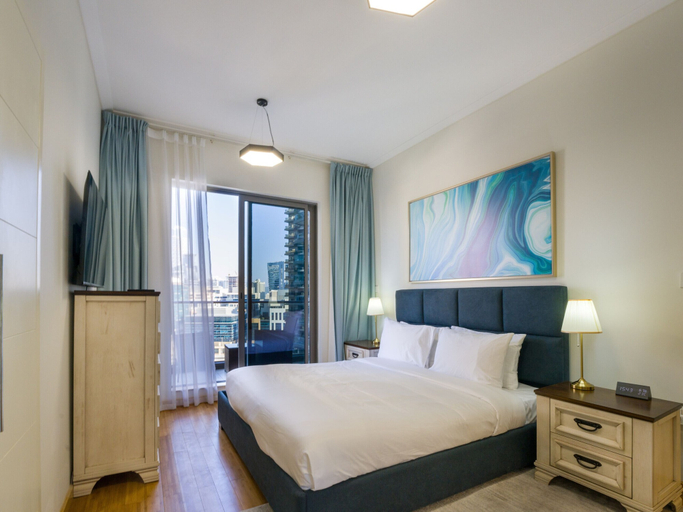 Bedroom, Easygo- Luxury 1bdr South Ridge Downtown, Dubai