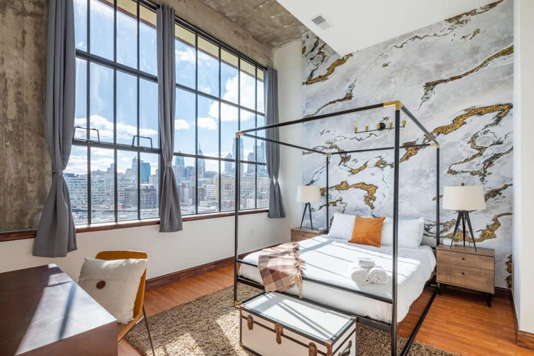 Room 3, Sosuite 2BR Penthouse w W D Gym On-site Bar, Philadelphia
