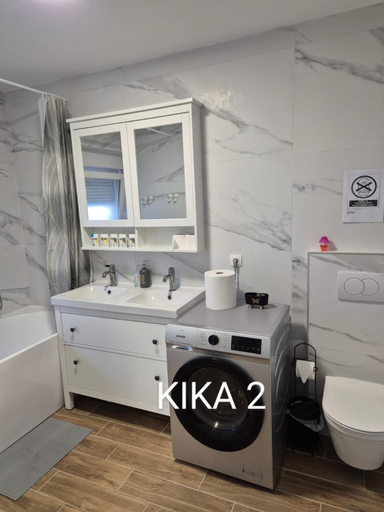 Bathroom 4, Kika apartmani-FREE PARKING- 7 km od centra, Zagreb