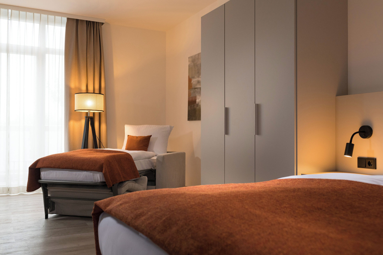 Bedroom 4, Atrium Apart Hotel Brühl, Rhein-Erft-Kreis