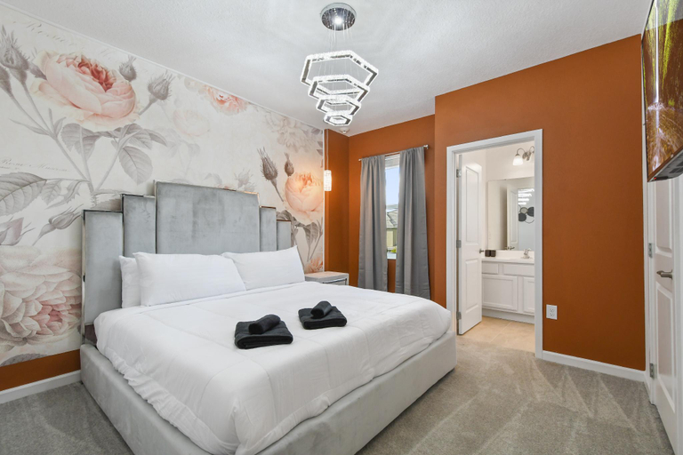 Bedroom 3, Bella Vida 12br Luxury Villa Pool Spa Disney 294, Osceola
