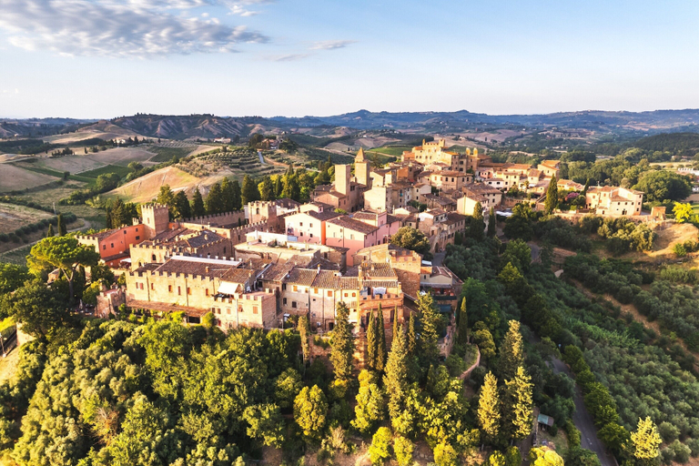 Aerial view 3, Francigena Loggia Pergola Shared Pool, Florence