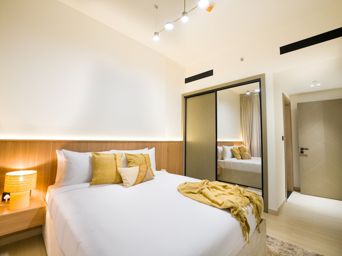 Bedroom 3, Easygo- Stylish 1bdr Binghatti Corner, Dubai