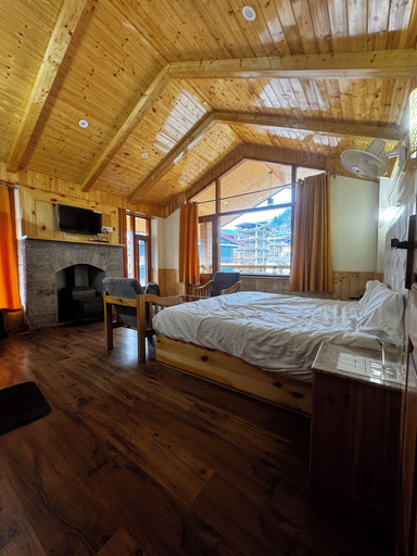 Bedroom 2, Namgials by Sky Group, Kullu
