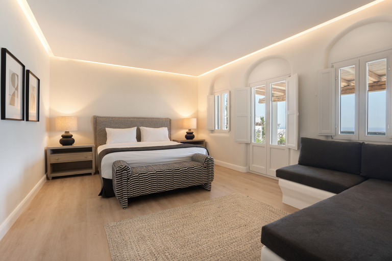 Bedroom 3, NERO Light-Filled Suites, South Aegean