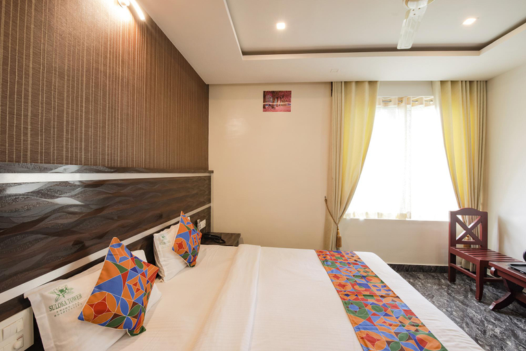 Bedroom 3, FabHotel Prime Suloka Towers - 500m from View point, Kaveri River, Kodagu