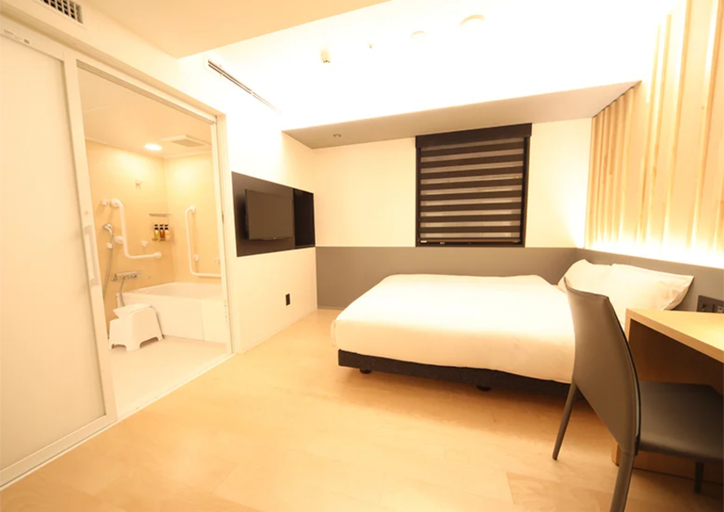 Bedroom 3, hotel androoms Nagoya Sakae, Nagoya