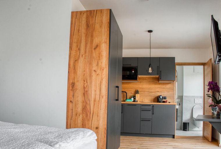 Bedroom 2, myQuartier City Chalets digital self check in, Innsbruck
