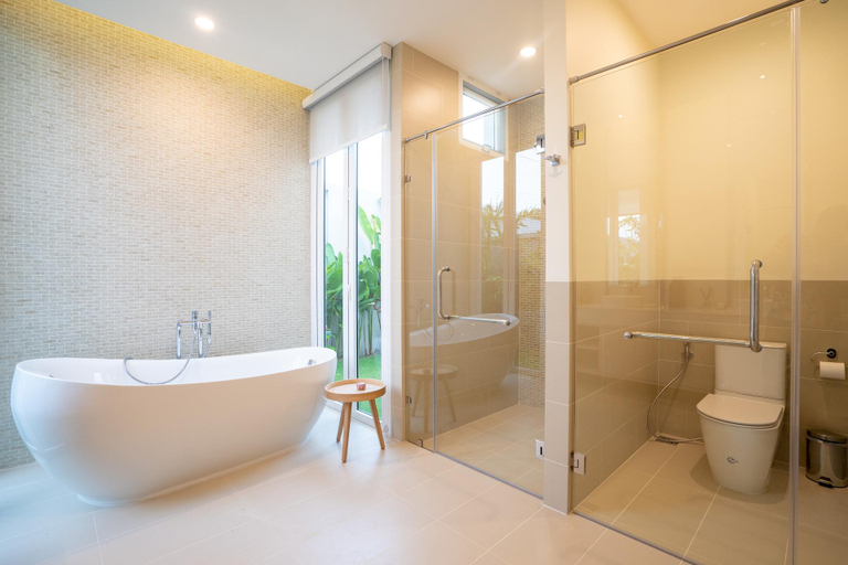 Bathroom 2, Brand New Cheerful 3-Bedroom Private Pool Villa , Pulau Phuket