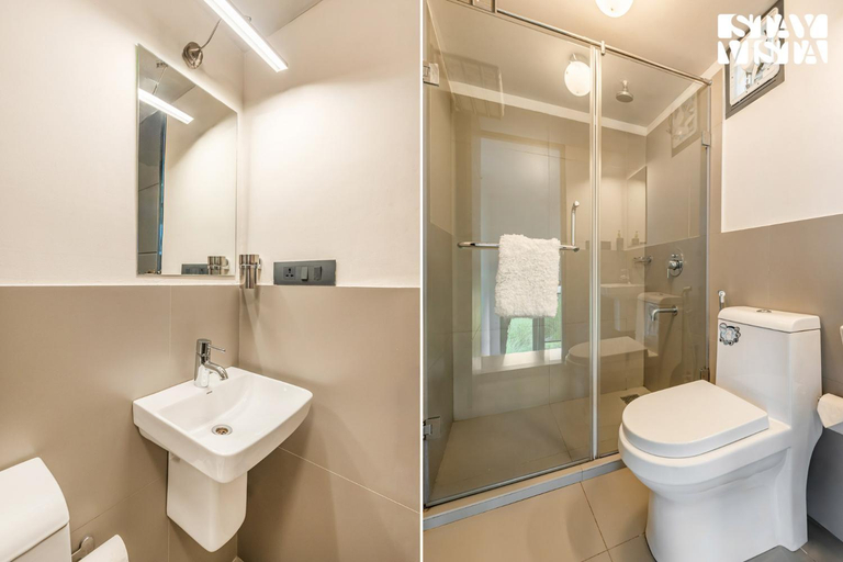 Bathroom 3, Griha Sankalpa, a farmstay, Wayanad