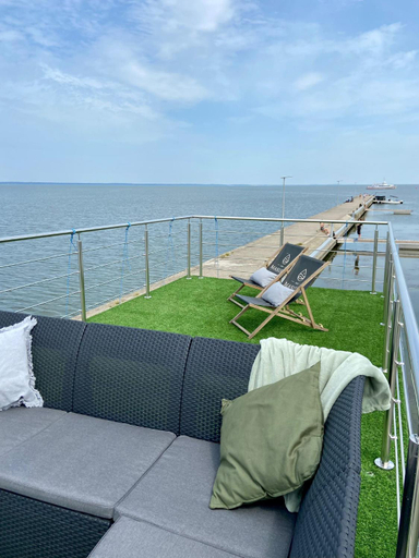 Balcony/terrace 2, Domek na wodzie Houseboat Frombork, Braniewo