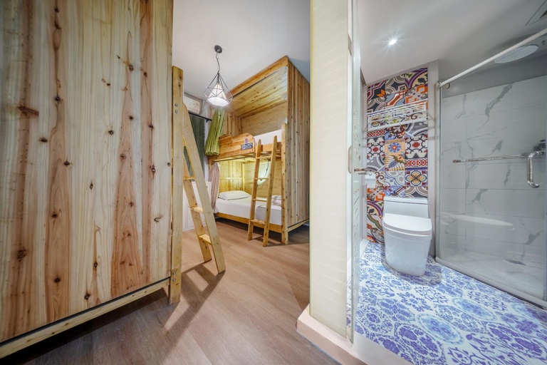 Bathroom 4, SONDERIA Lazybones Hostel - Chenghuangmiao Metro, Chengdu
